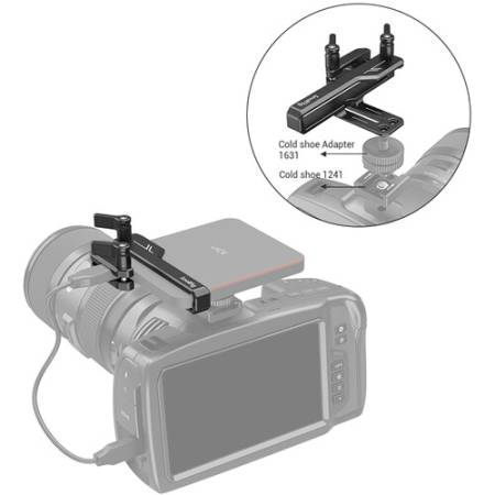 SmallRig 2799 - mocowanie LaCie Portable SSD, przykład użycia
